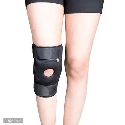 Medtrix Functional Hinge Knee Support Joint Protection Gym Wrap Open Patella Hinge Supportnbsp;-M