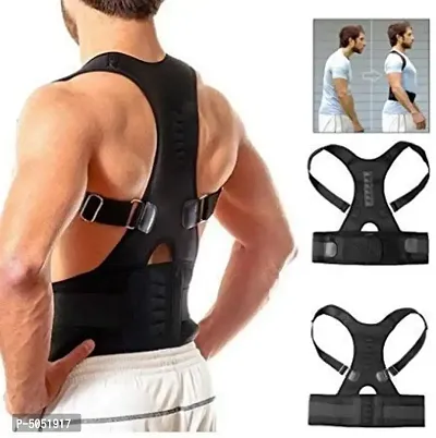 Medtrix Posture Corrector Shoulder Back Support Belt Posture Corrector Therapy Shoulder Belt for Lower and Upper Back Pain Relief for Men and Women-thumb0
