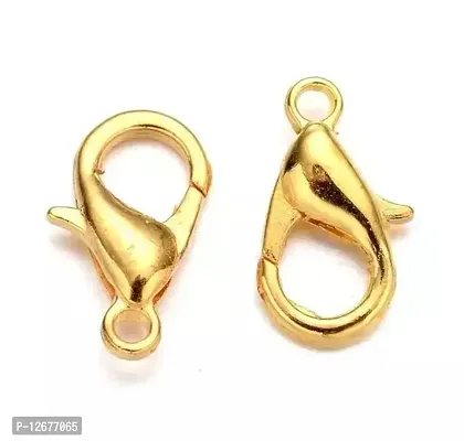 Jewellery Making Lobster Clasps Claw Hooks for Necklace and Bracelet Golden 40pcs-thumb2