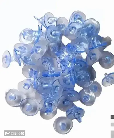 100 Pieces of Clear Silicone Back Stoppers Findings Stud Earring Plugs-thumb2
