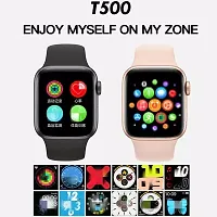 T 500 Smart Watch For Men Women Girls Boys Unisex With Calling Notification Activity Tracker Band For Ios Android Smart Watch For All Smart Phones Black-thumb2