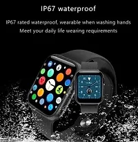 T 500 Smart Watch For Men Women Girls Boys Unisex With Calling Notification Activity Tracker Band For Ios Android Smart Watch For All Smart Phones Black-thumb2