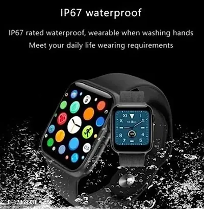 T 500 Smart Watch For Men Women Girls Boys Unisex With Calling Notification Activity Tracker Band For Ios Android Smart Watch For All Smart Phones Black-thumb3