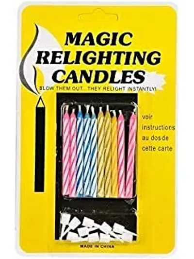 advancedestore Magic Relighting Birthday Wax Candles