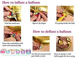 Decor Art Happy Birthday Letter Foil Balloon for Birthday Decoration, Happy Birthday Balloons for Party Decoration - Golden (13 Letter - 16 inch)-thumb2