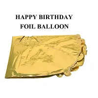 Decor Art Happy Birthday Letter Foil Balloon for Birthday Decoration, Happy Birthday Balloons for Party Decoration - Golden (13 Letter - 16 inch)-thumb4