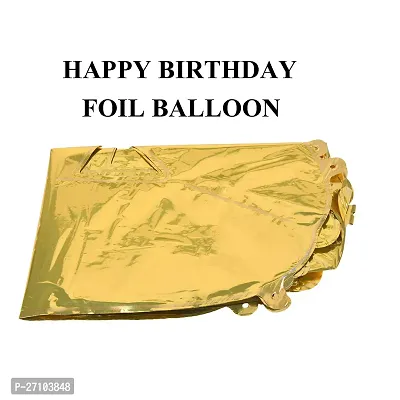 Decor Art Happy Birthday Letter Foil Balloon for Birthday Decoration, Happy Birthday Balloons for Party Decoration - Golden (13 Letter - 16 inch)-thumb5