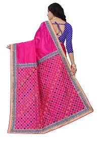 Hiru Fashion Women's Banarasi Silk Saree with Blouse-thumb3