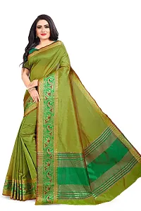 Hiru FashionWomen's Gota Patti Work Organza Saree with Blouse-thumb1