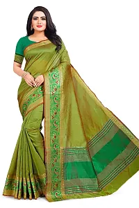 Hiru FashionWomen's Gota Patti Work Organza Saree with Blouse-thumb3