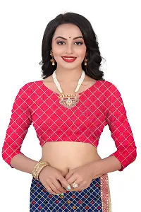 Hiru Fashion Women's Banarasi Silk Saree with Blouse-thumb4