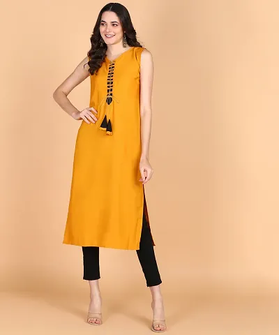 Women's Foil Print Straight Kurta