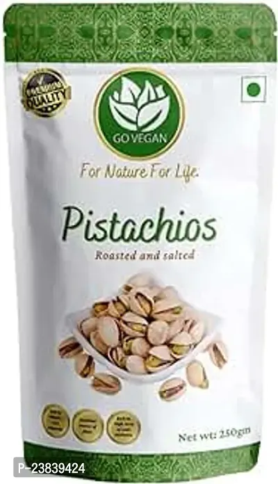 Go Vegan California Roasted Pistachios   Pista Lightly Salted 200g-thumb0