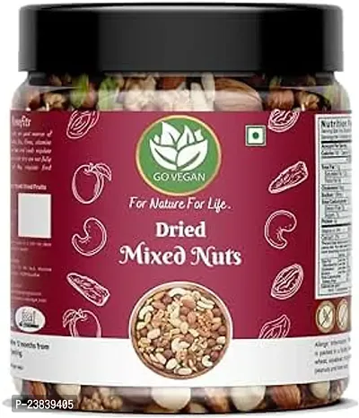 Go Vegan Mix Nuts and Dry Fruits 1kg   Mix Dry Fruits   Mix Nuts   Snack Pack for Healthy Living   Assorted Almonds Cashews Walnuts Raisins Cranberry and More   Jar Pack-thumb0
