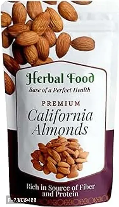 Herbal Food California Almond   500g   California Badam Giri   Almonds Dry Fruit-thumb0