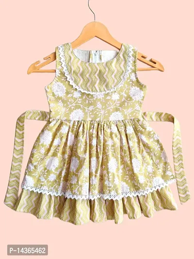 Fayka Baby Girls A-Line Mini Frock Kids Dress Cotton-thumb4