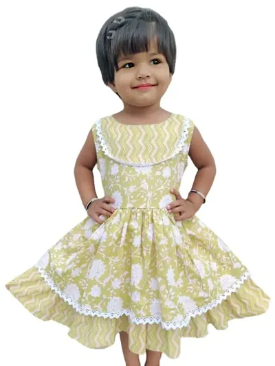 FA Enterprises Frocks for Girls and Baby Girls_Cotton Frocks