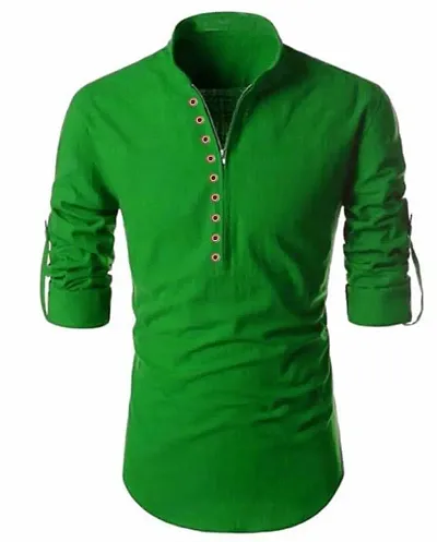 Trendy Cotton Blend Kurtas For Men 