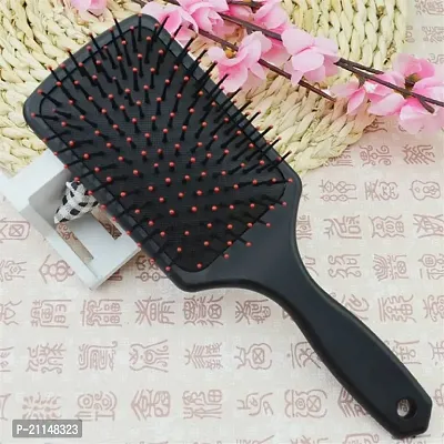 Stylish Rectangular Cushion Paddle Hair Brush-thumb0