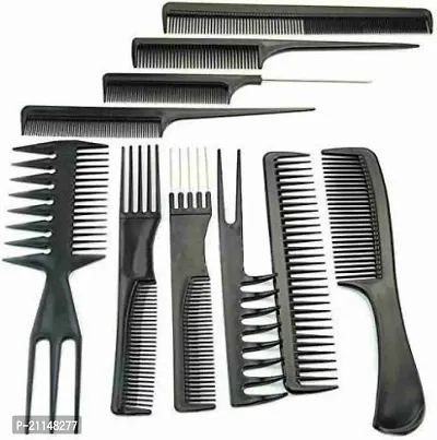 Stylish 10Pcs Professional Hair Combs Salon Styling Tools