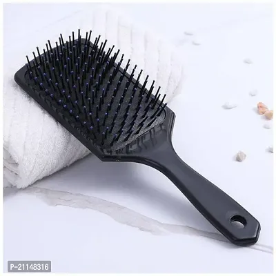 Stylish Rectangular Cushion Paddle Hair Brush Large Paddle Cushion Hair