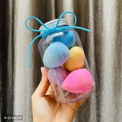 Stylish Makeup Puff Sponge Jar Imported Puff Best Of Face Makeup