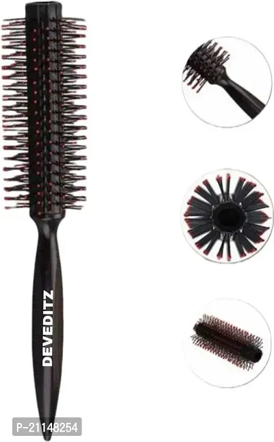 Stylish Roller Brush With Professional Hair Cutting And Styling Comb Kit