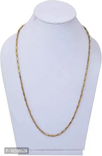 Alluring Gold Stainless Steel Chain For Men-thumb2