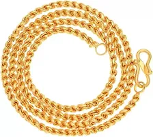 Alluring Gold Brass Chain For Men-thumb2