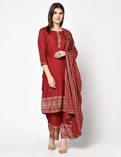 Classic Rayon Stitched Kurtas For Women