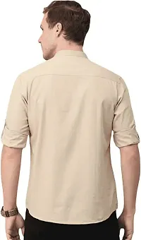 Classic Cotton Solid Casual Shirt For Men-thumb1