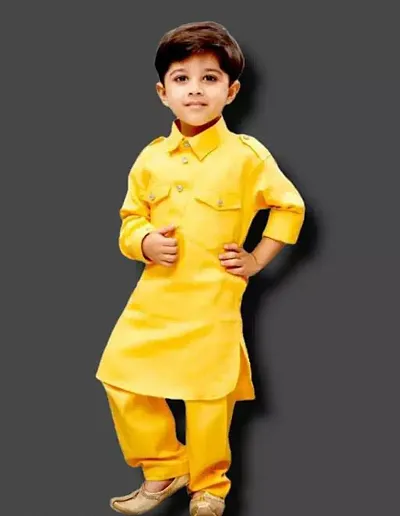 Stylish Blend Kurta Sets For Baby Boys