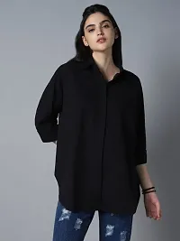 Trendy Black Shirt for Women-thumb2