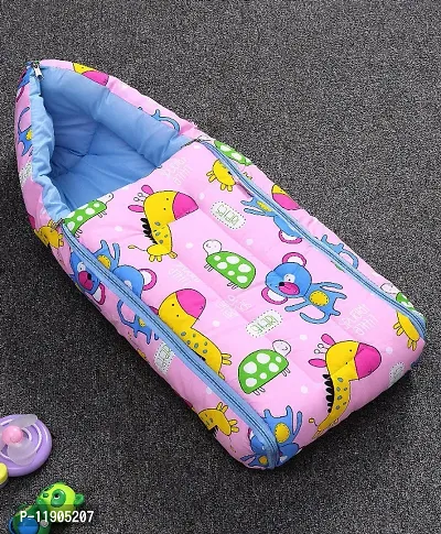 2 in 1 Babys Cotton Sleeping Bag For Baby upto 8 Months-thumb0