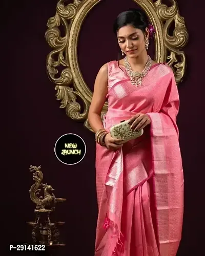 Elegant Art Silk Saree With Blouse Piece-thumb0