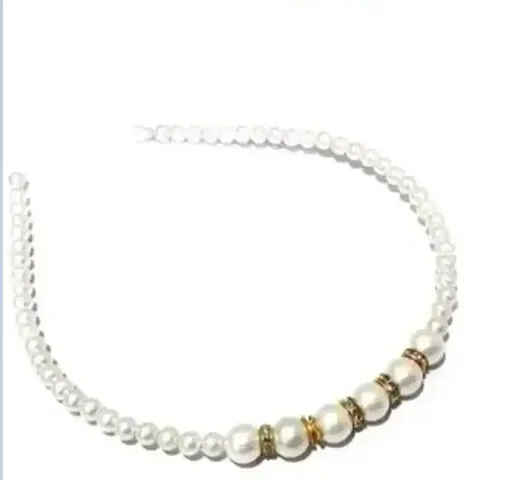 Trendy pearl hair band For Women