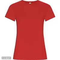 Stylish Polyester Solid Round Neck T-shirt For Men-thumb1