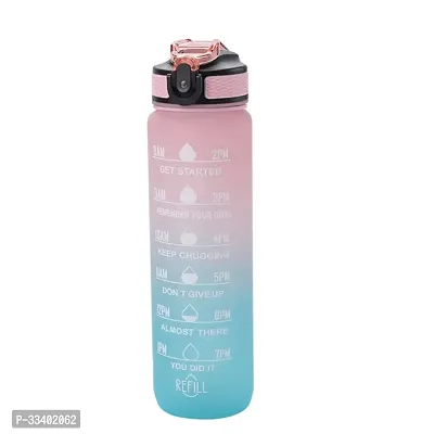 Stylish Motivational Water Bottle With Time Marker-thumb0