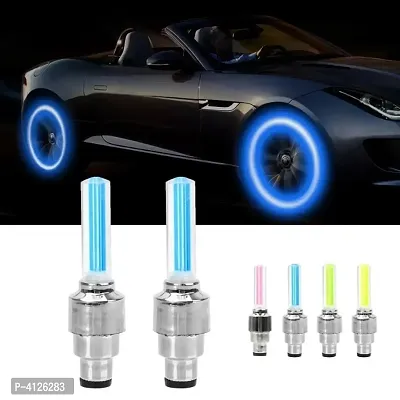 WATERPROOF LED WHEEL LIGHTS FOR CAR  BIKE  2 PCS-thumb0