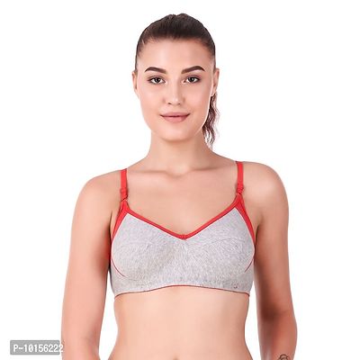 Sizzling Multicoloured Cotton Blend Non Padded Wirefree Bras For Women Pack Of 1-thumb2