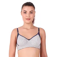 Sizzling Multicoloured Cotton Blend Non Padded Wirefree Bras For Women Pack Of 1-thumb1