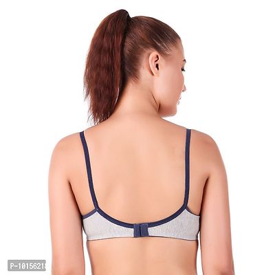 Sizzling Multicoloured Cotton Blend Non Padded Wirefree Bras For Women Pack Of 1-thumb5