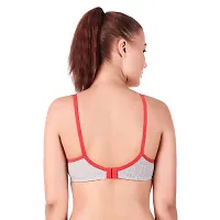 Sizzling Multicoloured Cotton Blend Non Padded Wirefree Bras For Women Pack Of 1-thumb4