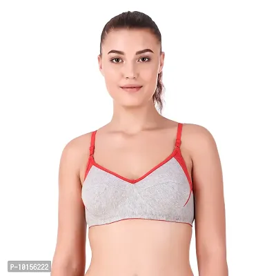 Sizzling Multicoloured Cotton Blend Non Padded Wirefree Bras For Women Pack Of 1-thumb0