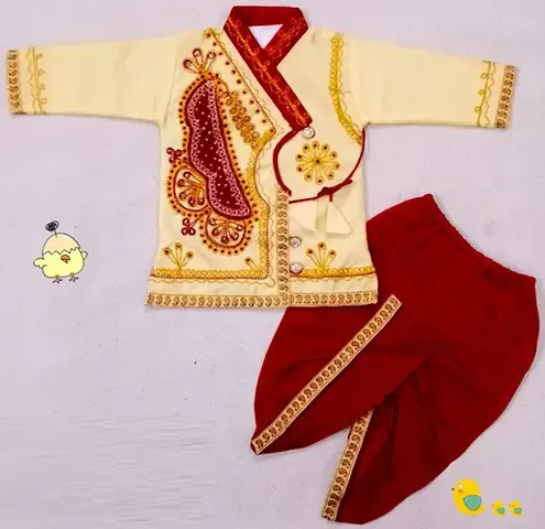 Ethnic Festive Kurta and Dhoti Set for Boys