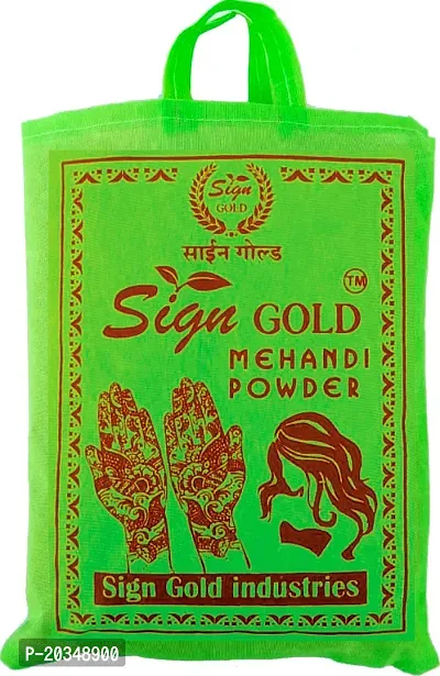 Sign Gold 100% Natural Rajasthani Mehandi Powder for Hair and Hand