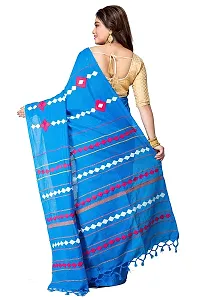 Fulia Handloom Khesh Applick Saree (Tute), With Blouse Peice-thumb2