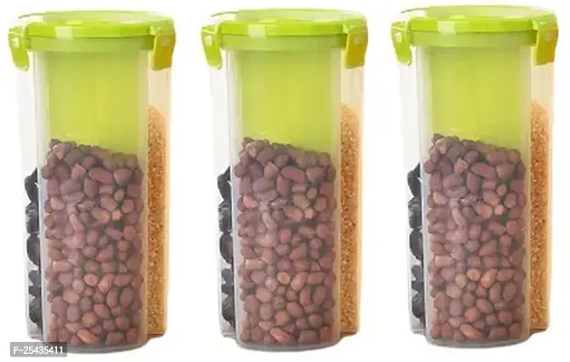 Dispenser Storage Jar Box Pack Of 3-thumb0