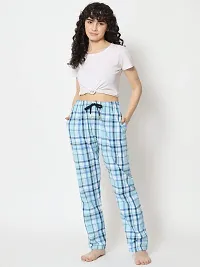 IRIZA Women's Cotton Check Pyjama with Drawstring-thumb4