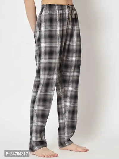 IRIZA Women's Cotton Check Pyjama With Drawstring (XXL, BigboxBlackWhite)-thumb4